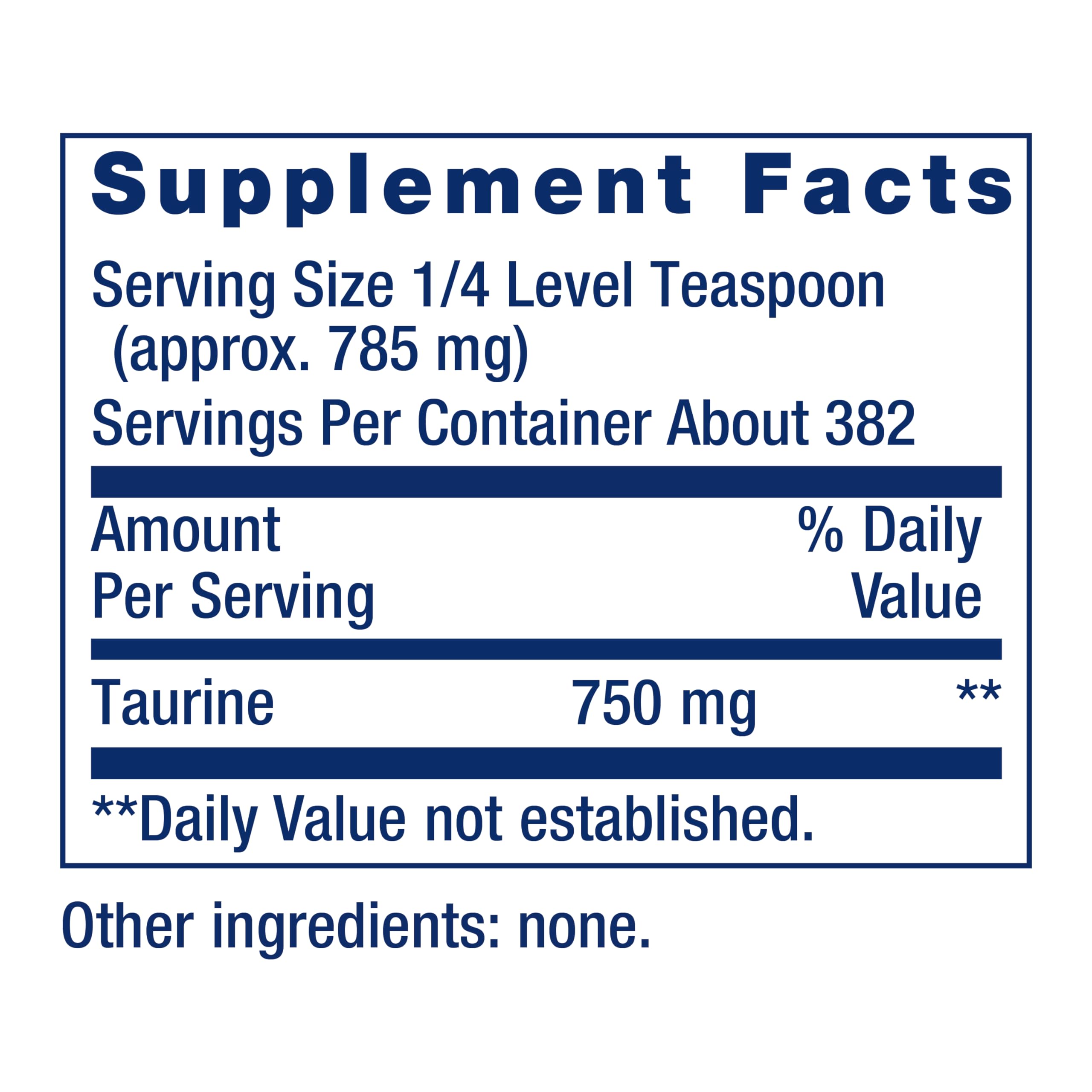 Foto 4 pulgar | Taurina En Polvo Supplement Life Extension 300 G - Venta Internacional.