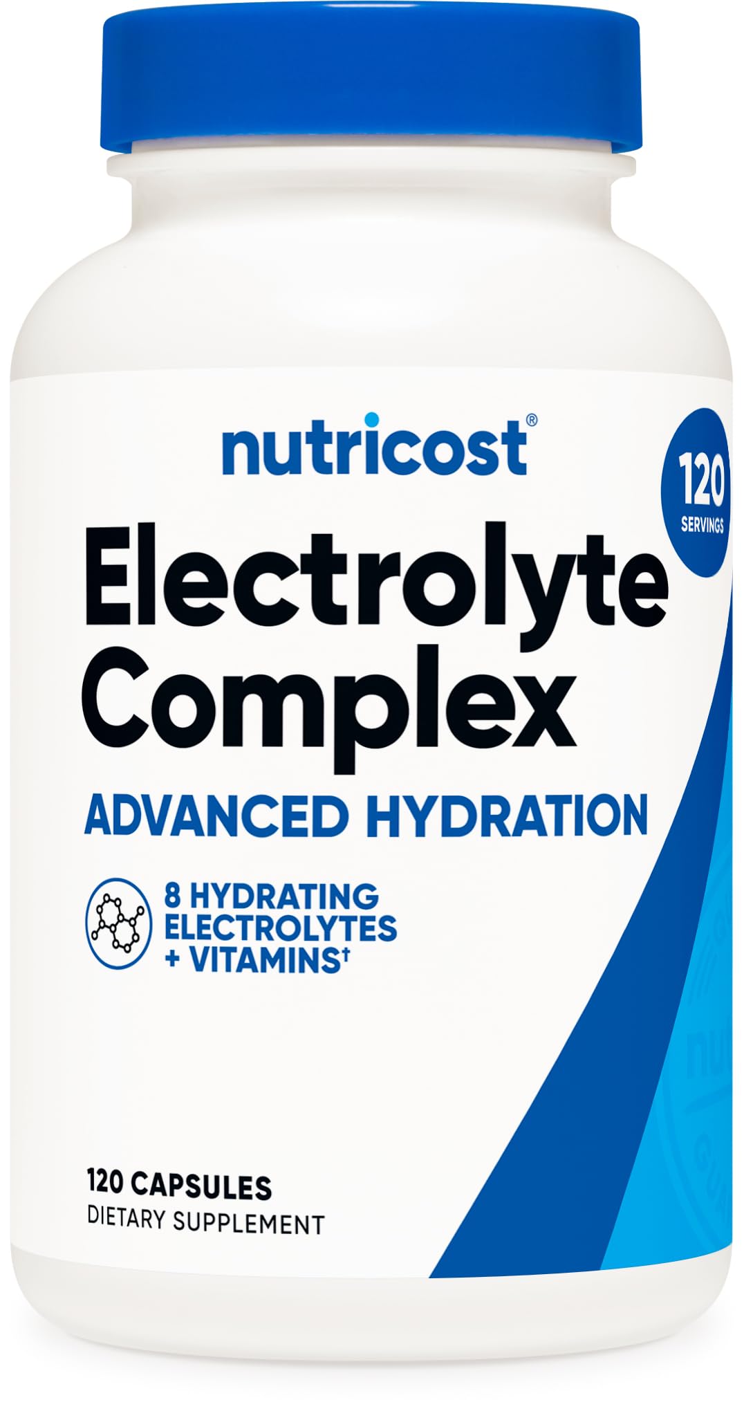 Foto 2 pulgar | Suplemento Nutricost Electrolyte Complex 120 Cápsulas - Venta Internacional.