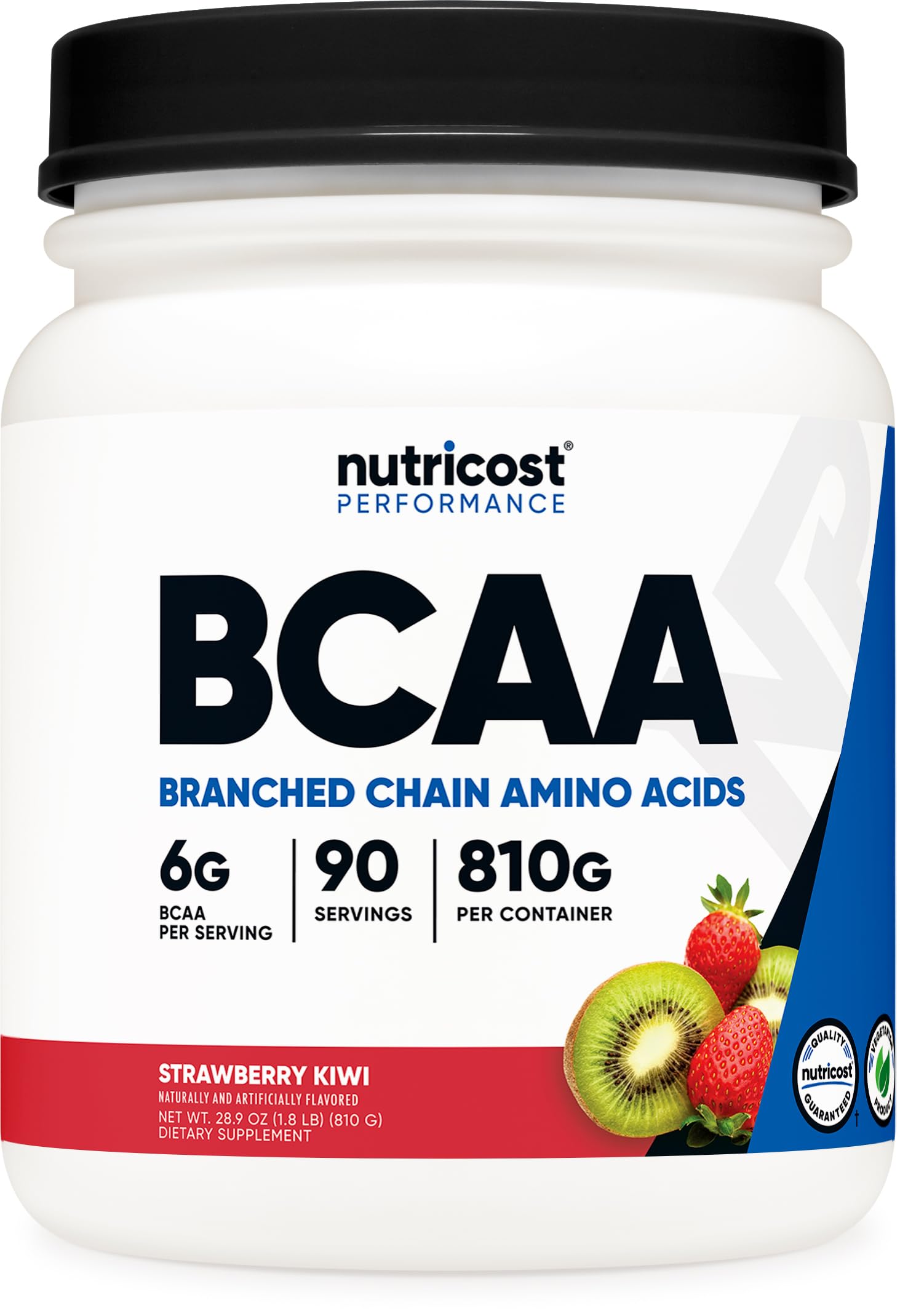 Foto 2 pulgar | Bcaa En Polvo Nutricost Sabor Fresa Y Kiwi 90 Porciones - Venta Internacional.