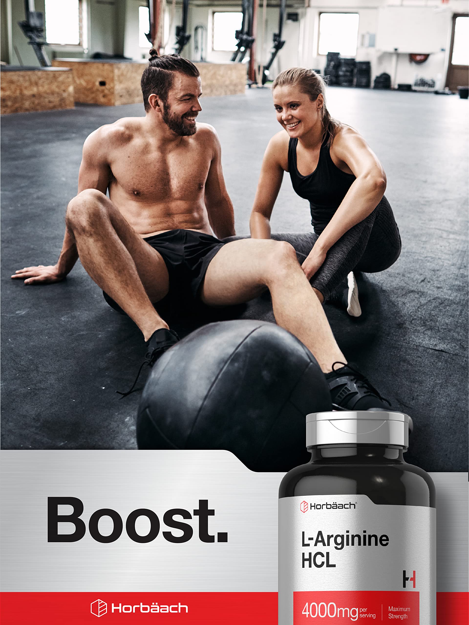 Foto 6 | Suplemento Horbäach L-arginina 4000 Mg 120 Cápsulas - Venta Internacional.