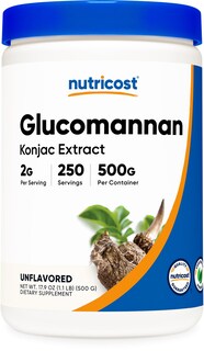 Foto 1 | Suplemento Nutricost Glucomanano En Polvo 500 G - Venta Internacional.