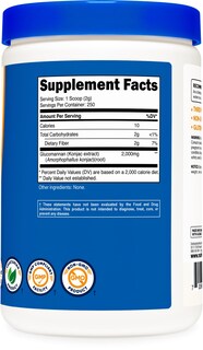 Foto 5 | Suplemento Nutricost Glucomanano En Polvo 500 G - Venta Internacional.