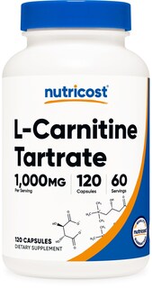 Foto 1 | Suplemento Nutricost De Tartrato De L-carnitina 1000 Mg 120 Cápsulas - Venta Internacional.