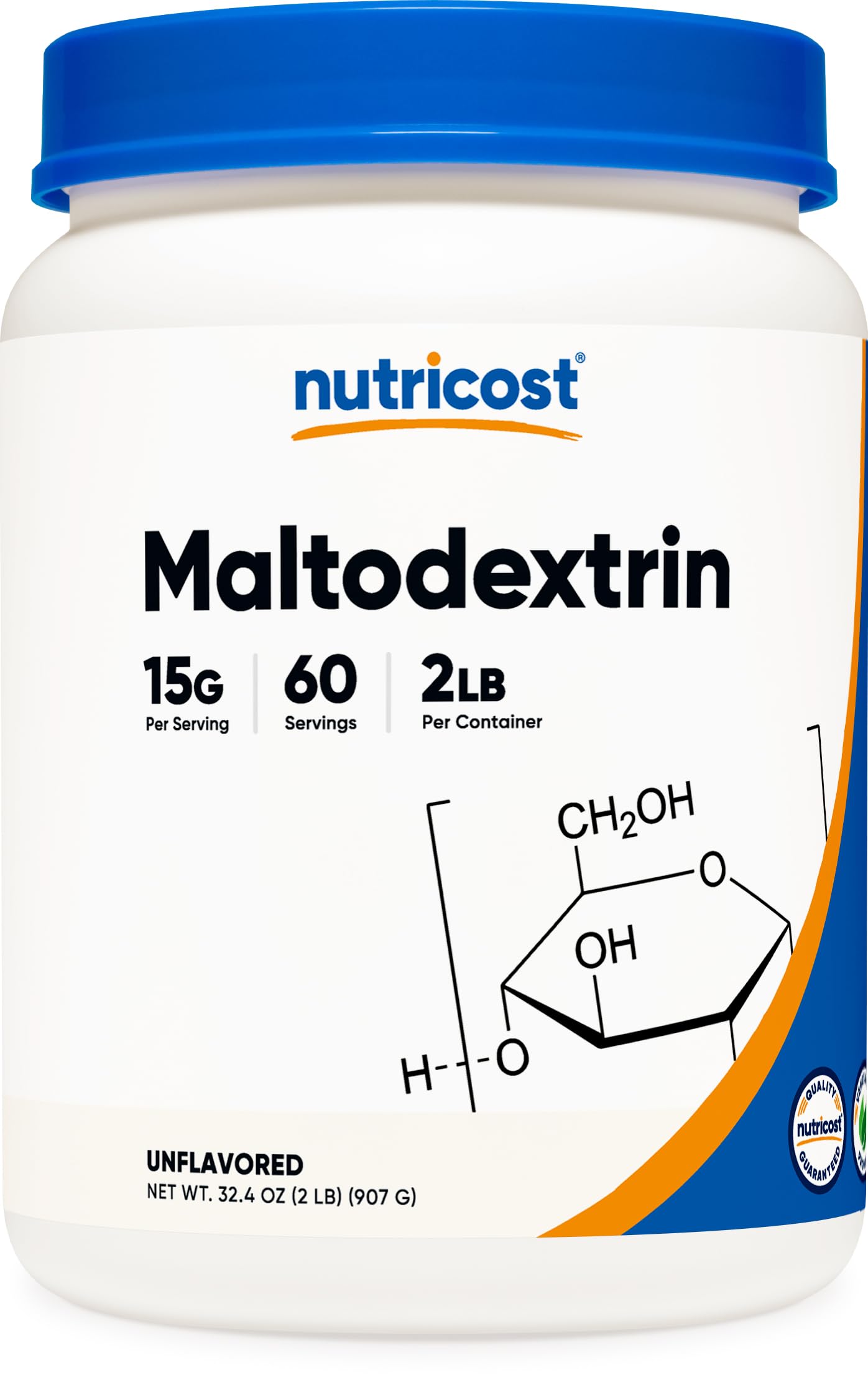 Foto 2 pulgar | Maltodextrina En Polvo Nutricost 907 G, Sin Gluten Y Sin Ogm - Venta Internacional.
