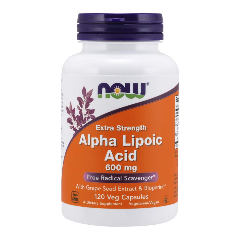 Foto 2 pulgar | Suplement Now Foods Ácido Alfa Lipoico 600 Mg 120 Cápsulas Vegetales - Venta Internacional.