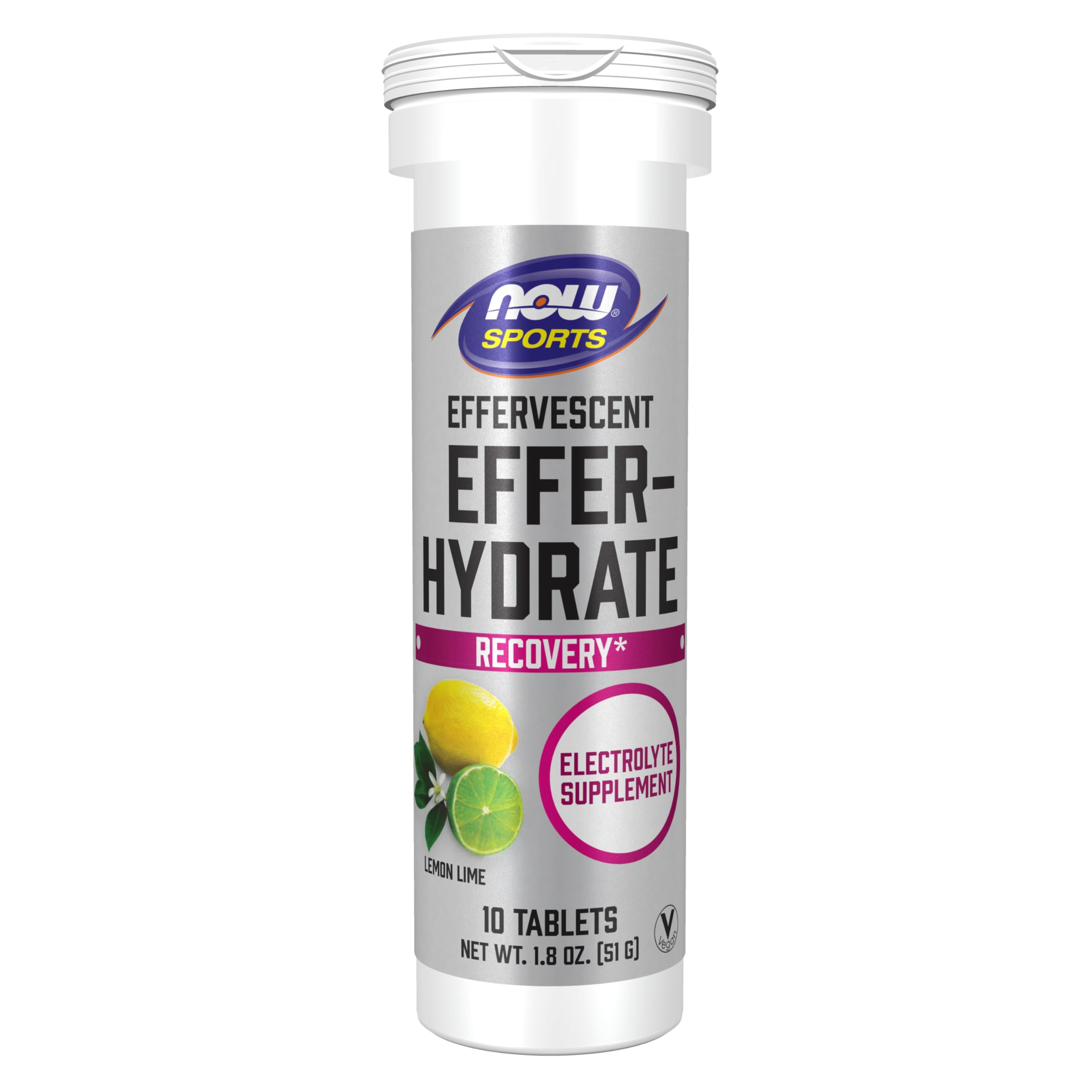 Foto 2 pulgar | Suplemento Electrolítico Now Foods Effer-hydrate Lemon Lime - Venta Internacional.