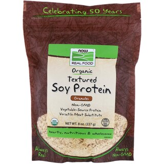 Foto 1 | Gránulos De Proteína De Soja Now Foods Organic 227 G Sin Ogm - Venta Internacional.