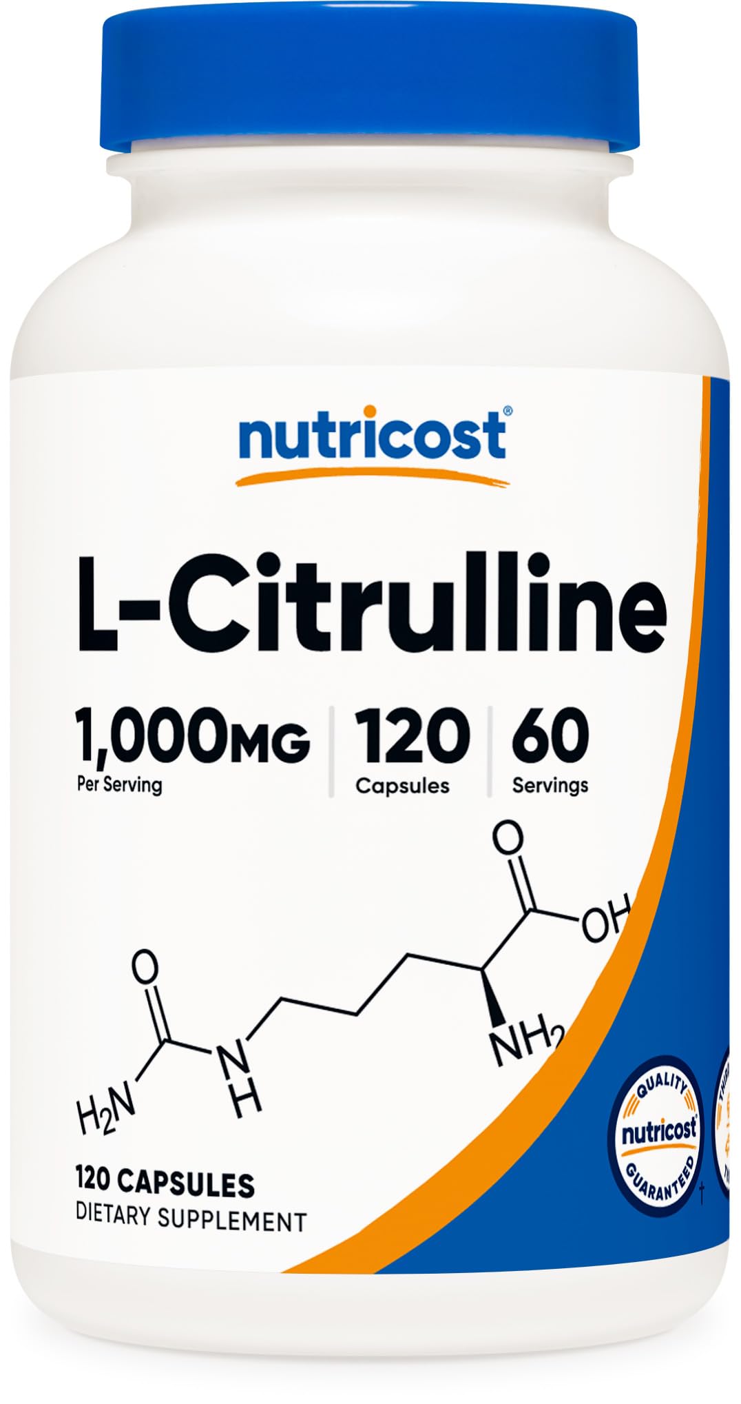 Foto 1 | Suplemento Nutricost L-citrulina 750 Mg 120 Cápsulas - Venta Internacional.