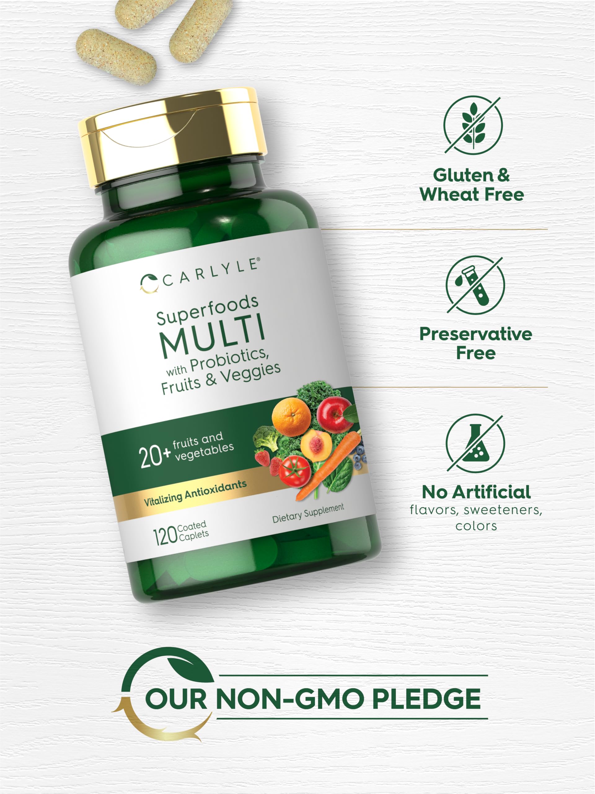 Foto 7 pulgar | Suplemento Carlyle Superfood Multivitamin 120 Cápsulas - Venta Internacional.