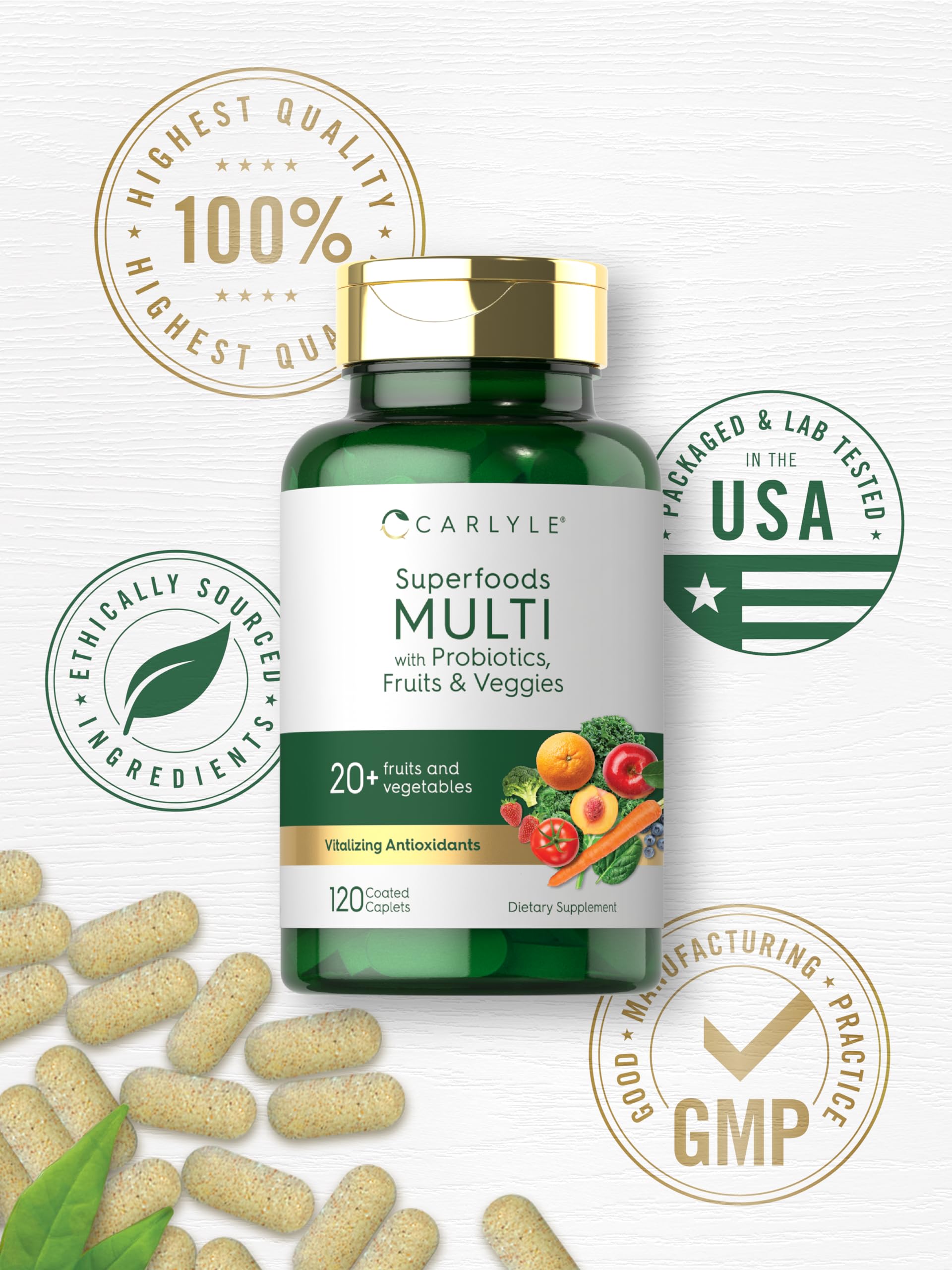 Foto 8 pulgar | Suplemento Carlyle Superfood Multivitamin 120 Cápsulas - Venta Internacional.