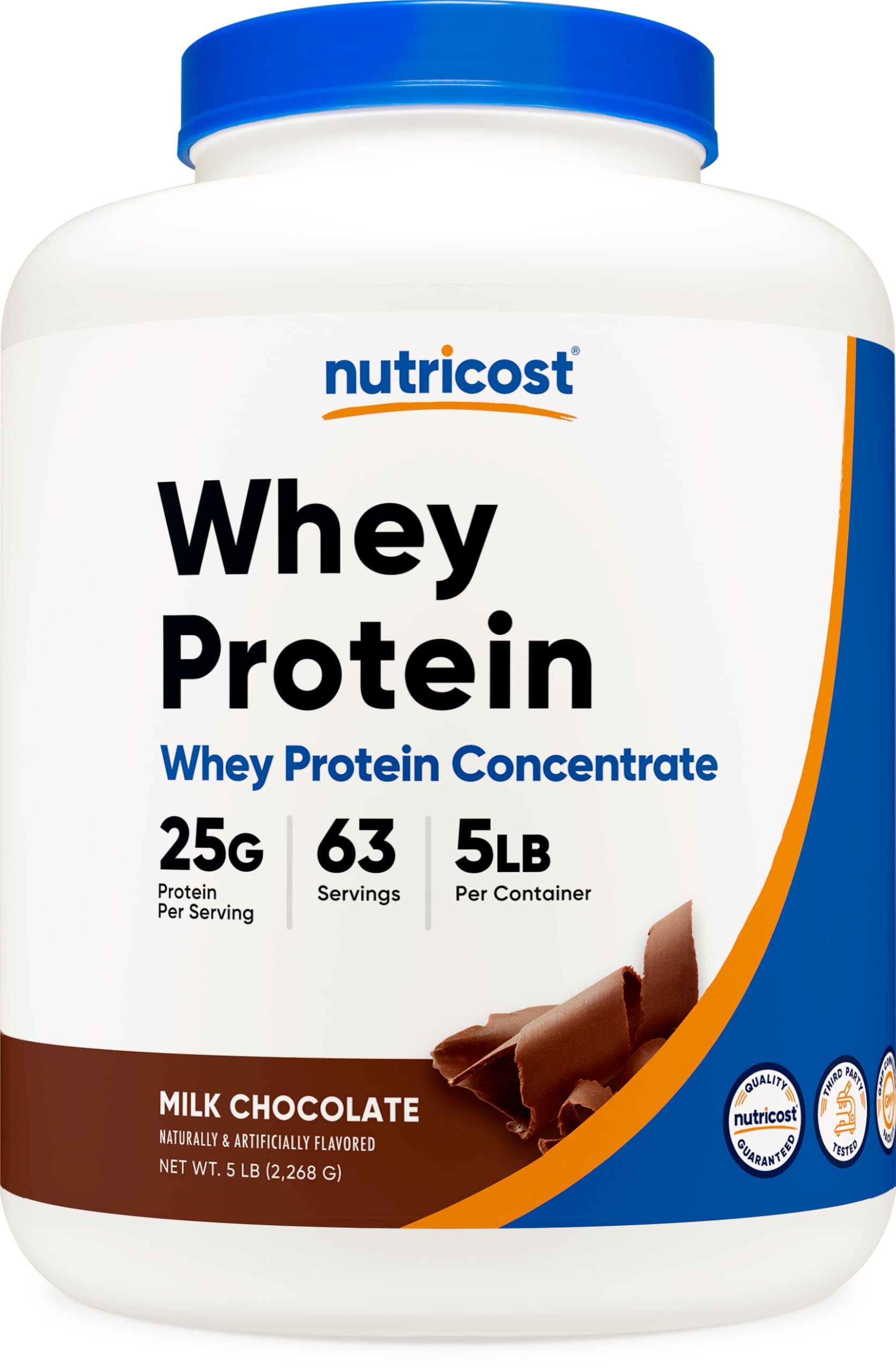 Foto 2 pulgar | Concentrado De Proteína De Suero Nutricost Chocolate 2,27 Kg - Venta Internacional.