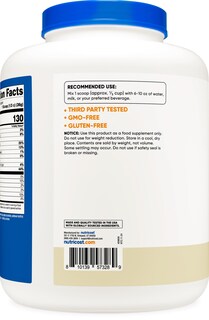 Foto 4 | Proteína En Polvo Nutricost, Concentrado De Proteína De Suero De Leche, Vainilla, 2,27 Kg - Venta Internacional.