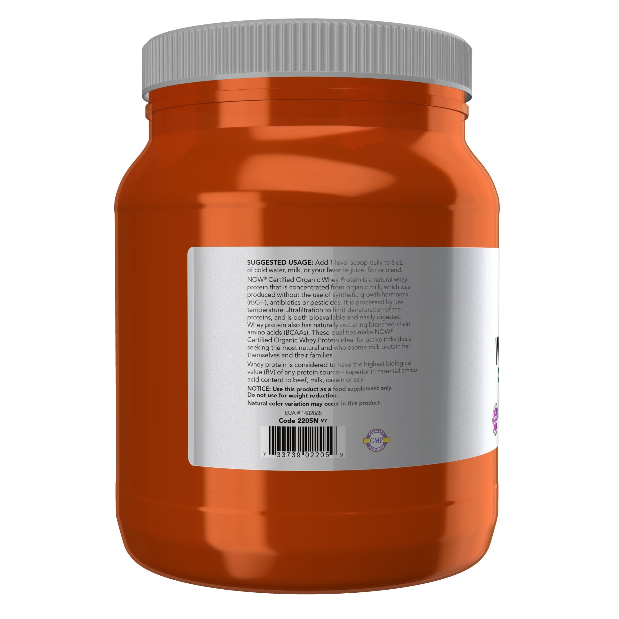 Foto 4 pulgar | Proteína De Suero En Polvo Now Foods Sports, 1 Libra, Orgánica Sin Sabor - Venta Internacional.