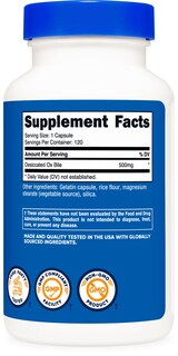 Foto 5 | Suplemento Nutricost, Cápsulas De Bilis De Buey, 500 Mg, 120 Cápsulas - Venta Internacional.