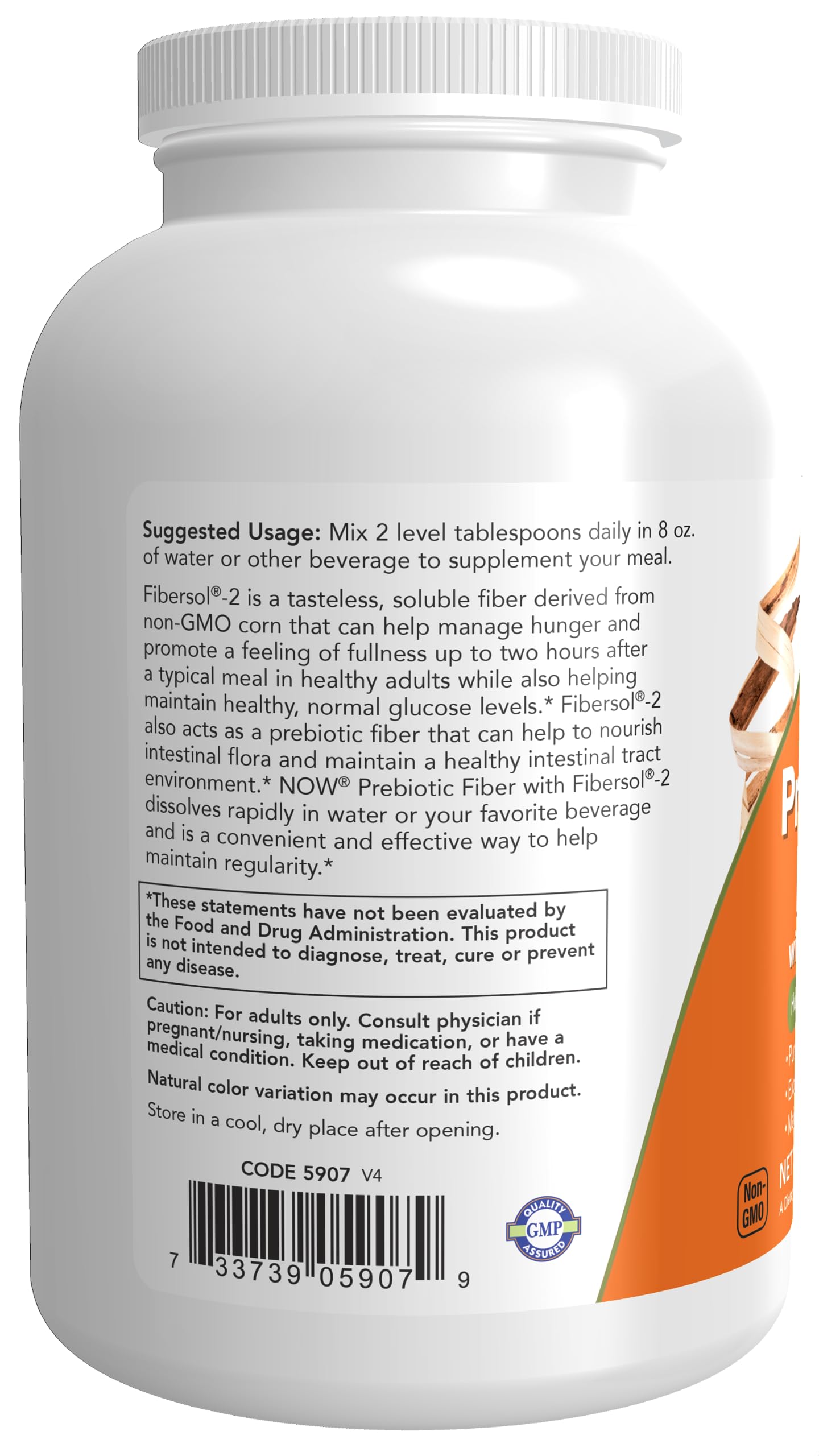 Foto 4 pulgar | Suplemento Now Foods, Fibra Prebiótica Fibersol-2 En Polvo, 355 Ml - Venta Internacional.