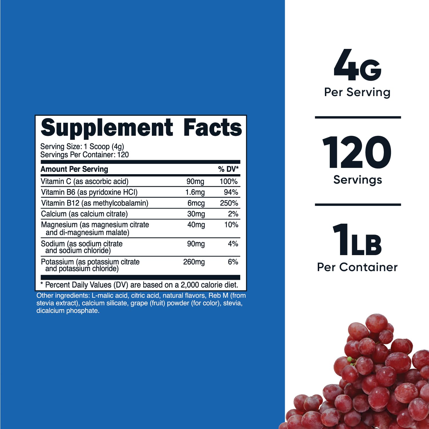 Foto 3 pulgar | Suplemento De Hidratación Nutricost Electrolyte Complex Powder - Venta Internacional.
