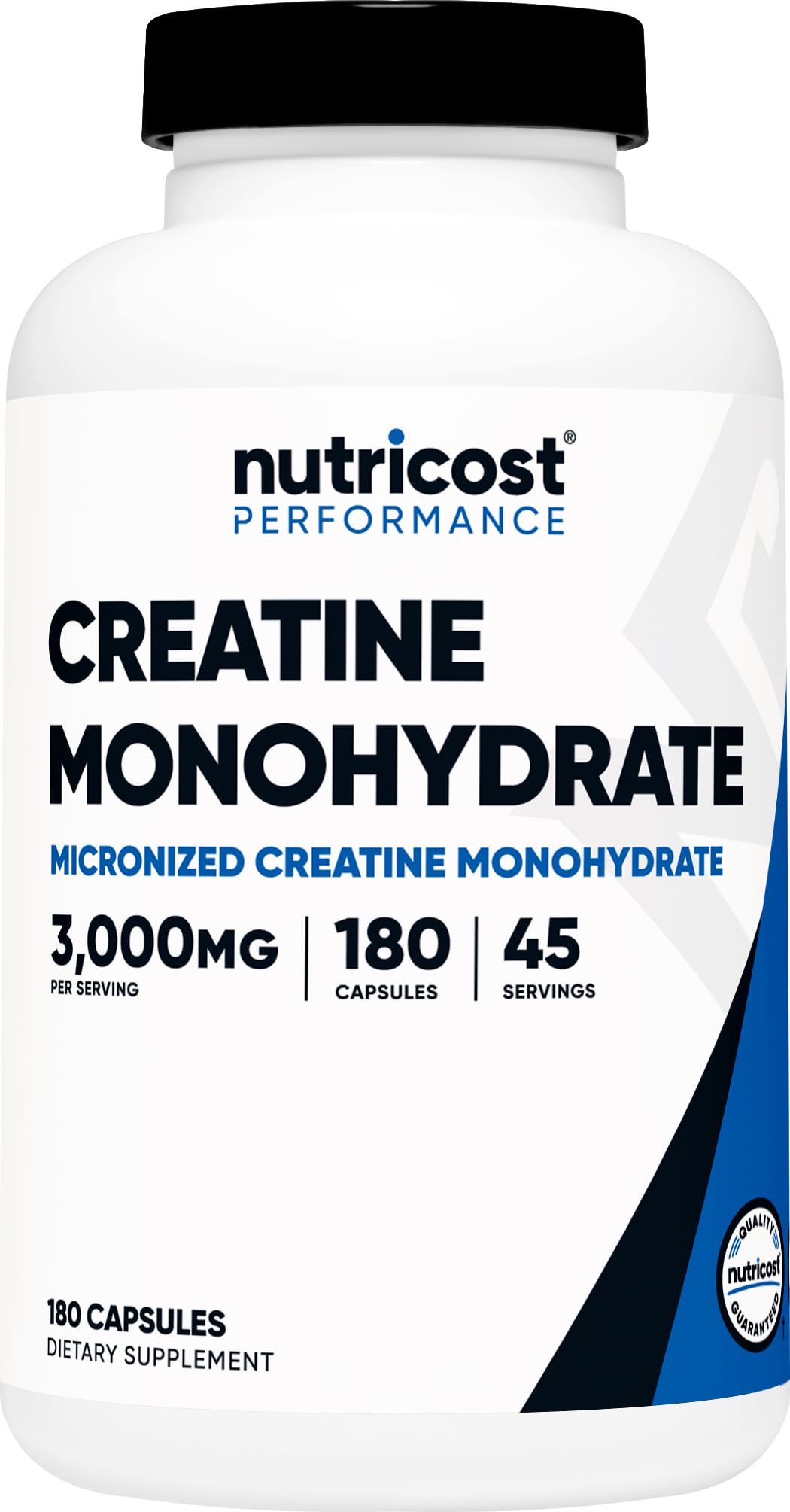 Foto 2 pulgar | Suplemento Nutricost De Monohidrato De Creatina 3000 Mg 180 Cápsulas - Venta Internacional.