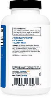 Foto 4 | Suplemento Nutricost De Monohidrato De Creatina 3000 Mg 180 Cápsulas - Venta Internacional.
