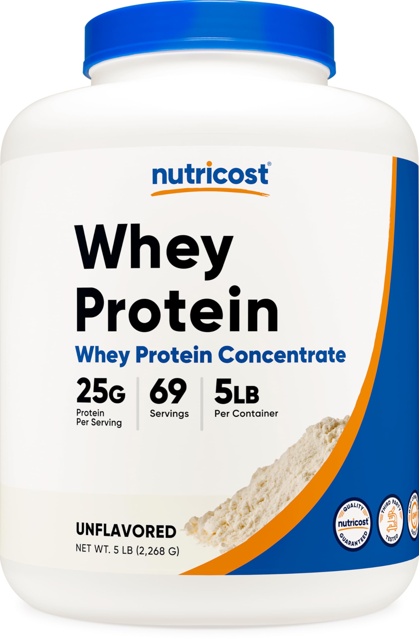 Foto 2 pulgar | Proteína En Polvo Nutricost Concentrado De Proteína De Suero De Leche 2,27 Kg - Venta Internacional.