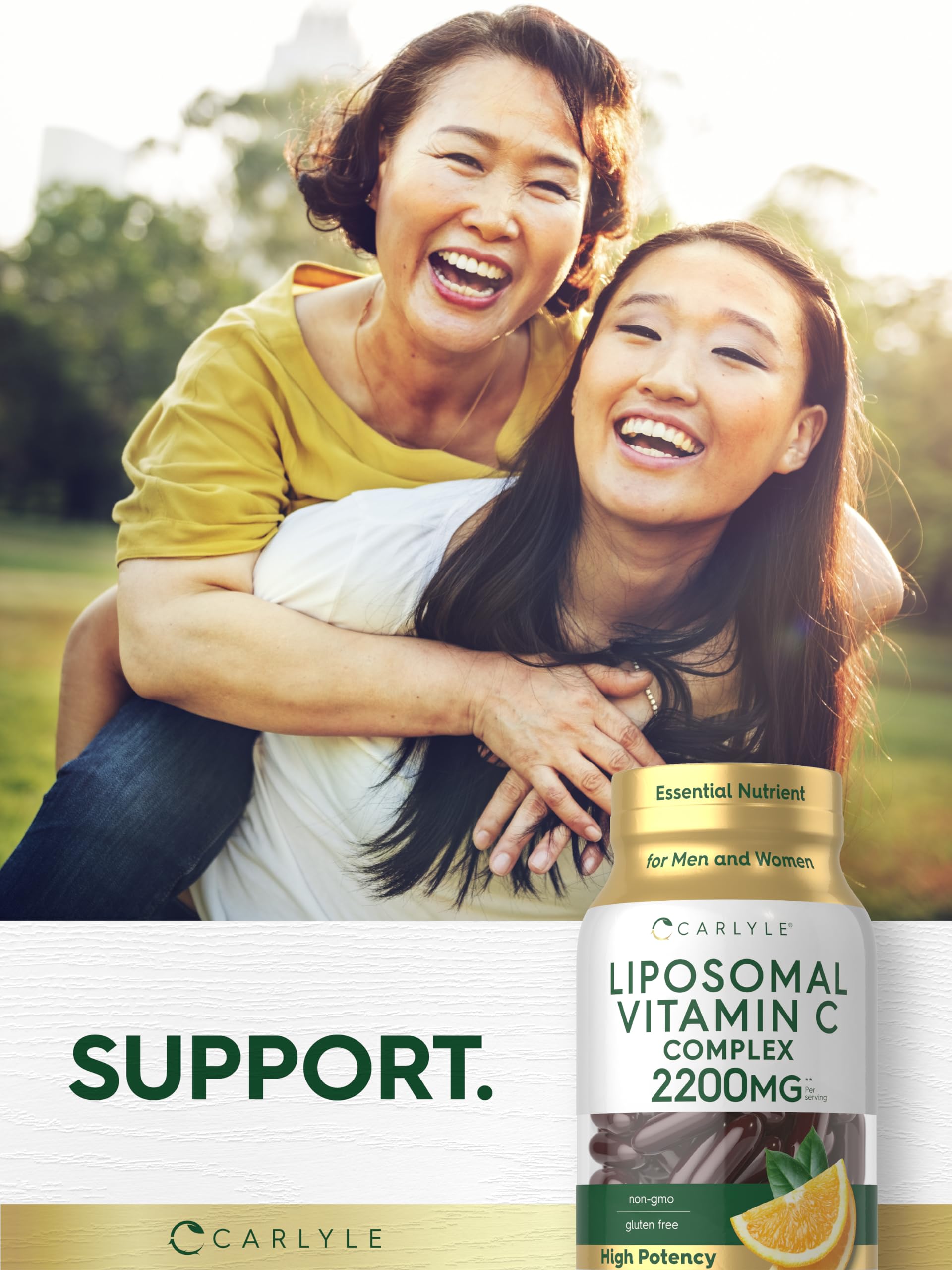 Foto 8 pulgar | Suplemento De Vitamina C Liposomal Carlyle, 2200 Mg, 90 Cápsulas Blandas - Venta Internacional.