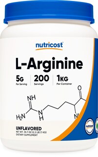 Foto 1 | Suplemento Nutricost De L-arginina En Polvo De 1 Kg A 5 G Por Porción - Venta Internacional.