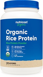 Foto 1 | Proteína En Polvo Nutricost Organic Rice 907 G Sin Gluten - Venta Internacional.