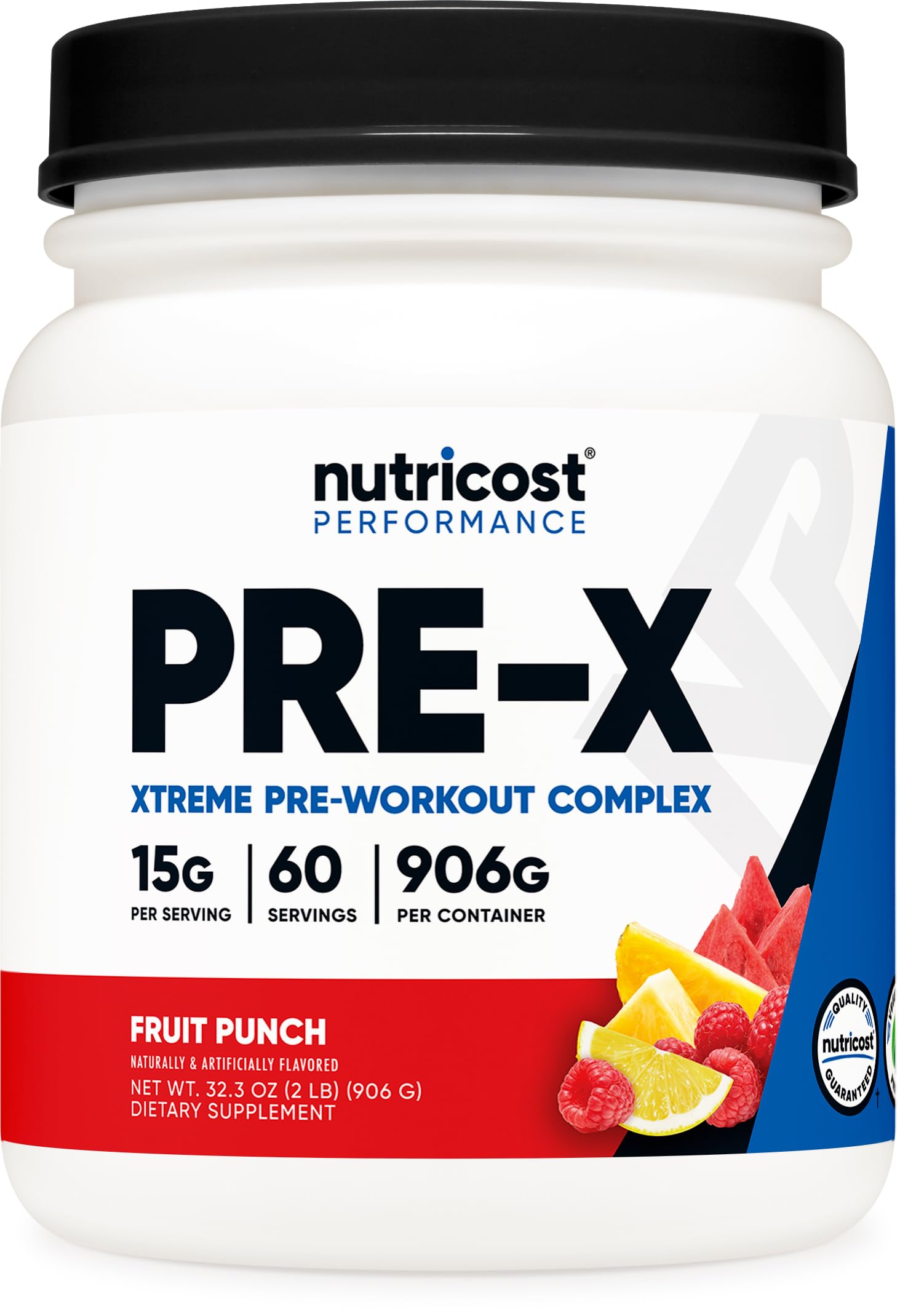 Foto 2 pulgar | Polvo Para Antes Del Entrenamiento Nutricost Pre-x Xtreme Fruit Punch, 60 Porciones - Venta Internacional.