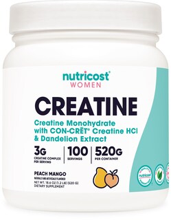 Foto 1 | Suplemento Nutricost De Monohidrato De Creatina En Polvo, Melocotón Y Mango - Venta Internacional.