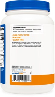 Foto 4 | Aislado De Proteína De Suero Nutricost Chocolate Alimentado Con Pasto Pb, 2 Kg - Venta Internacional.