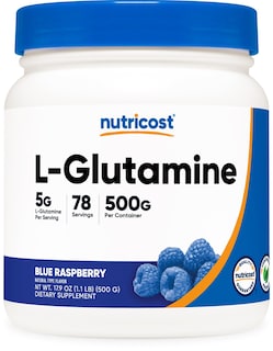 Foto 1 | Suplemento Nutricost L-glutamina En Polvo 500 G De Frambuesa Azul - Venta Internacional.