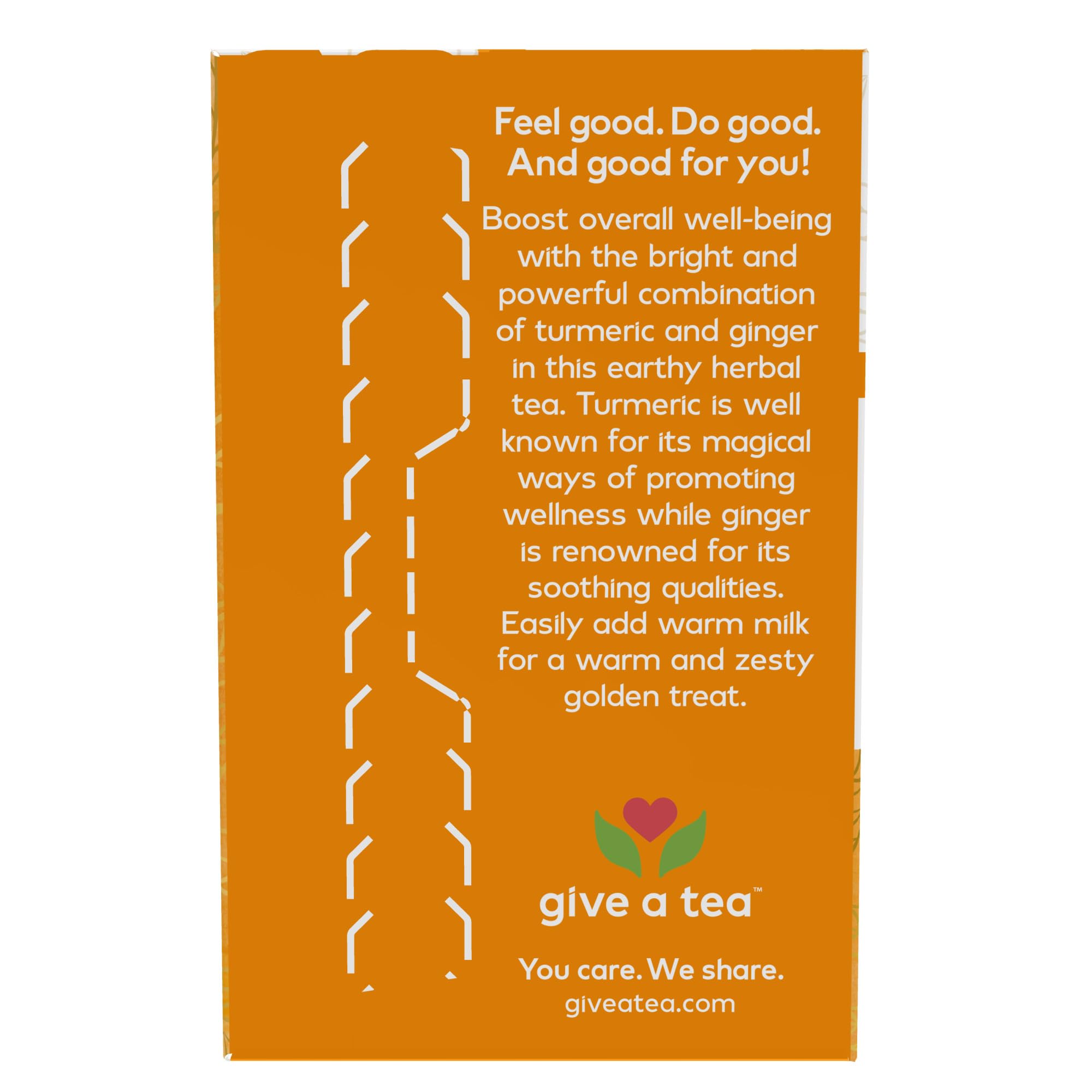 Foto 4 pulgar | Tea Now Give A Tea Organic, Cúrcuma Y Jengibre, 24 Bolsitas - Venta Internacional.