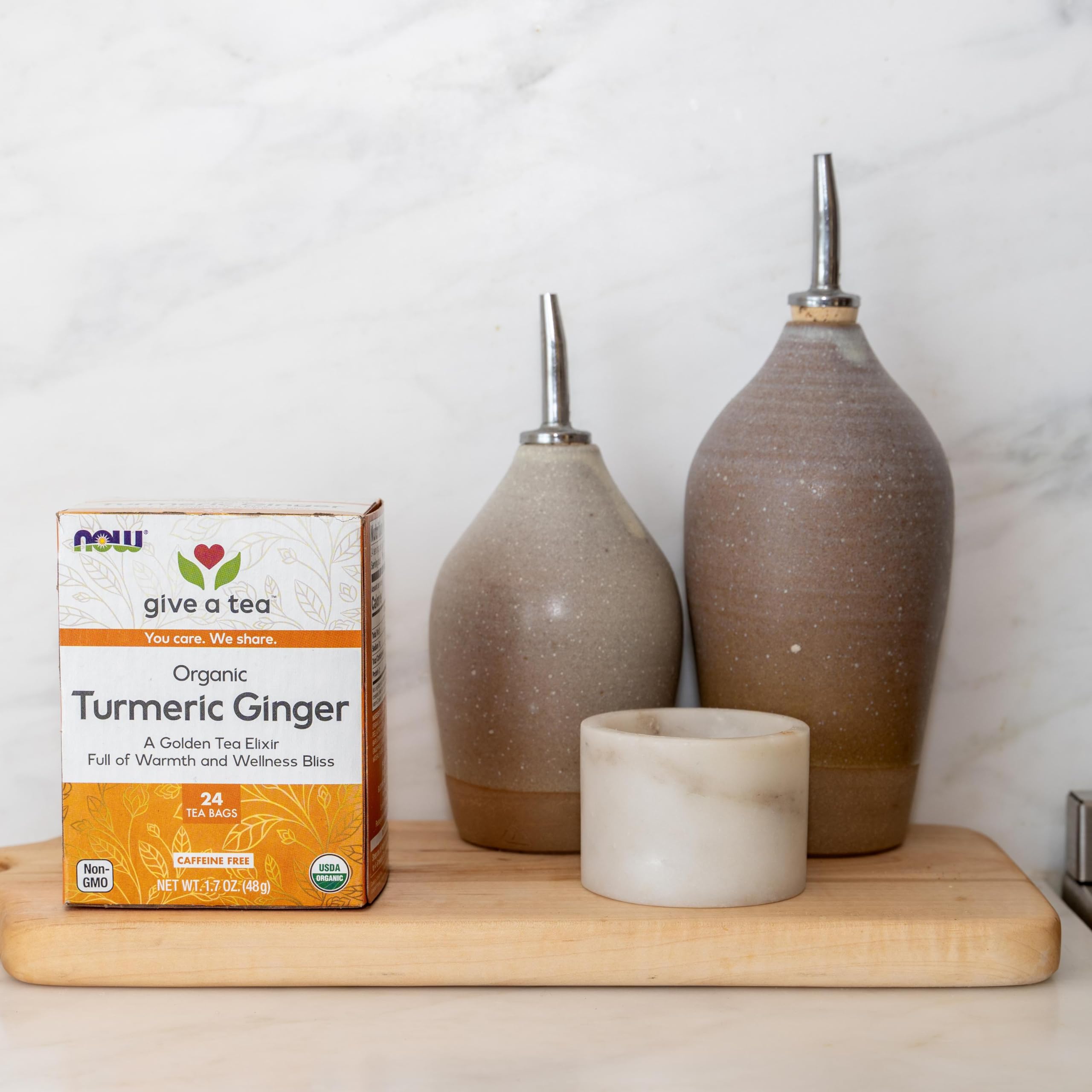 Foto 5 | Tea Now Give A Tea Organic, Cúrcuma Y Jengibre, 24 Bolsitas - Venta Internacional.