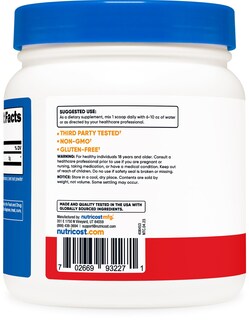 Foto 4 | Suplemento Nutricost L-glutamina En Polvo 500 G (ponche De Frutas) - Venta Internacional.