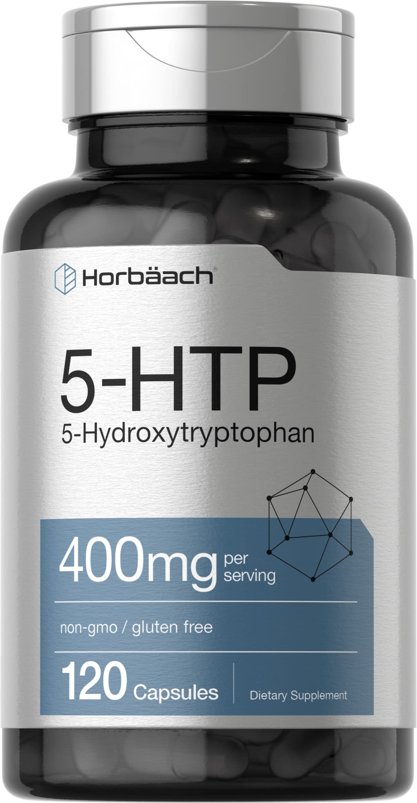 Foto 2 pulgar | Suplemento Horbäach 5htp 400 Mg 120 Cápsulas Extra Fuertes - Venta Internacional.