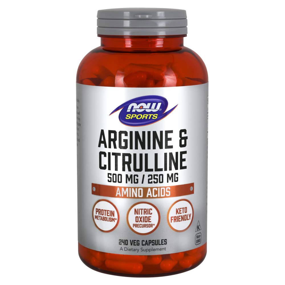 Foto 2 pulgar | Suplemento Now Sports Nutrition Arginina Y Citrulina 500 Mg/250 Mg - Venta Internacional.