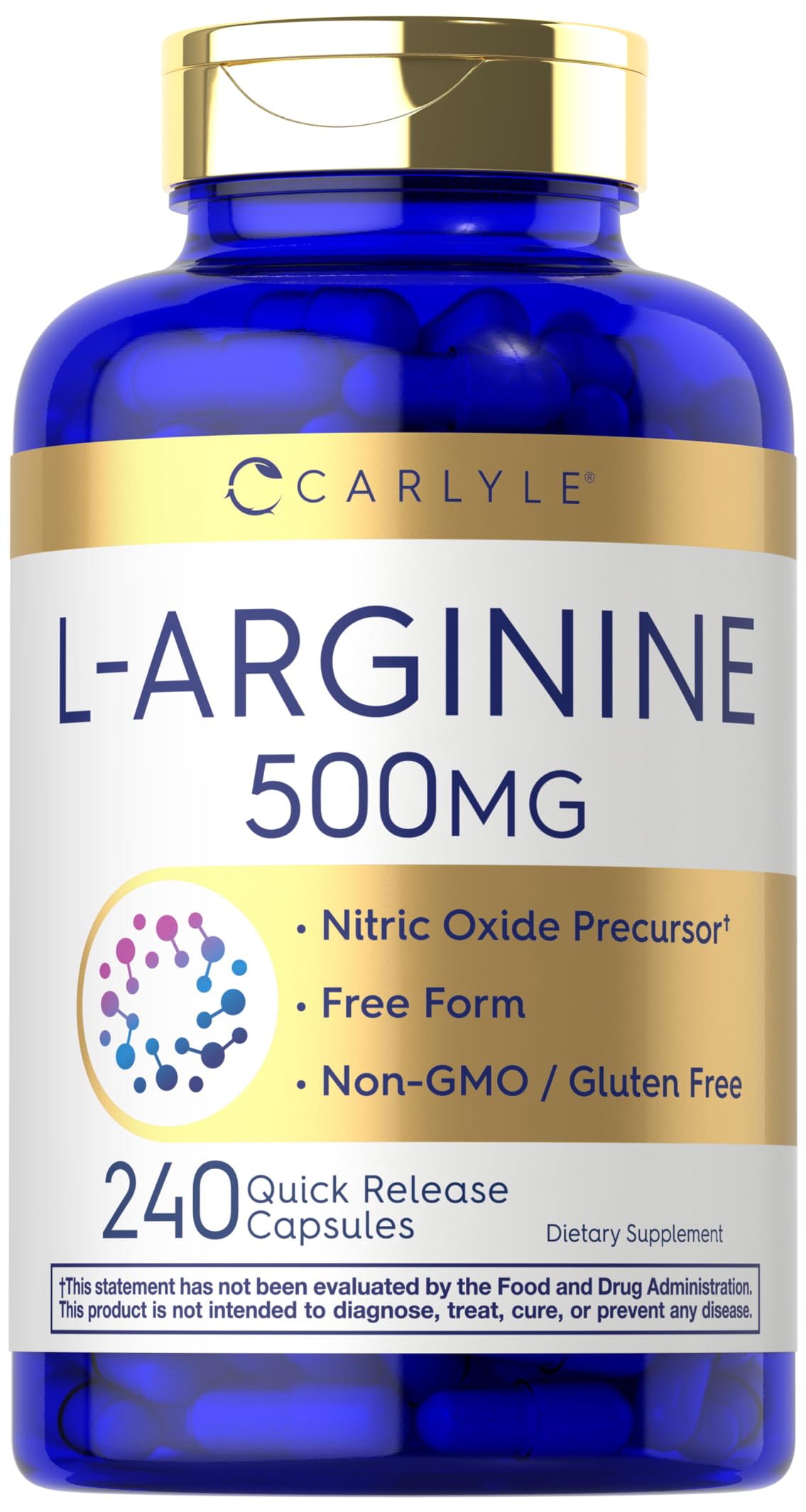 Foto 1 | Suplemento Carlyle L-arginina, 500 Mg, Cápsulas, 240 Unidades - Venta Internacional.