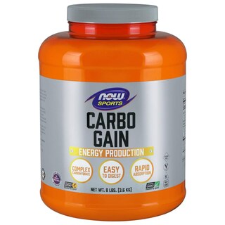 Foto 1 | Sports Nutrition Carbo Gain Powder Now Foods, 8 Kg - Venta Internacional.