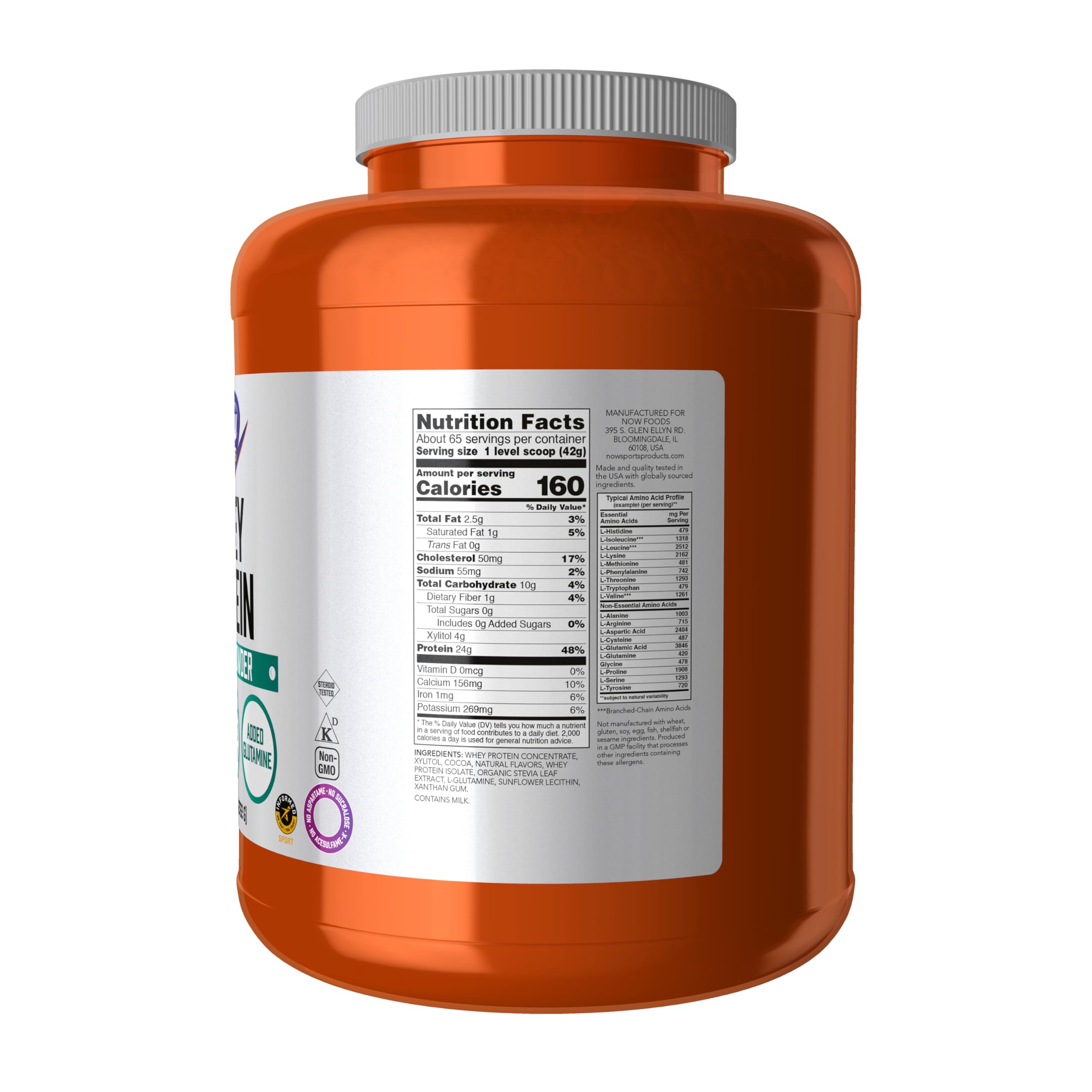 Foto 3 pulgar | Whey Protein Now Foods Sports Nutrition, 2,7 Kg, Chocolate Cremoso - Venta Internacional.