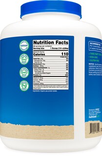 Foto 5 | Proteína De Guisante En Polvo Nutricost Organic, 2,27 Kg, Sin Sabor - Venta Internacional.