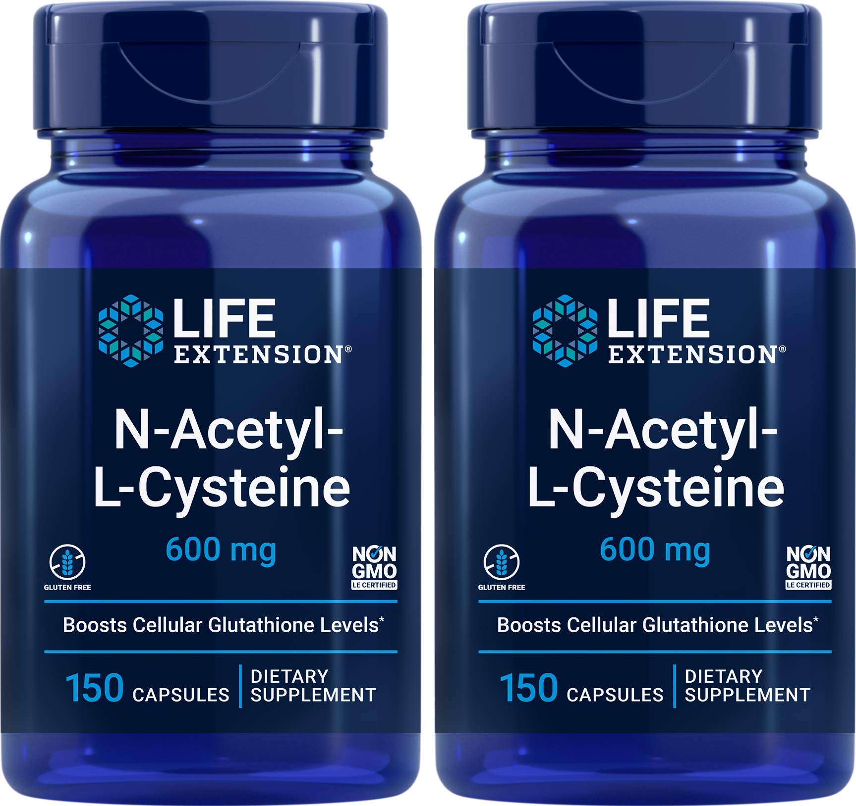 Foto 2 pulgar | Suplemento Life Extension De N-acetil-l-cisteína (nac) 600 Mg X 150 Cápsulas (paquete De 2) - Venta Internacional.