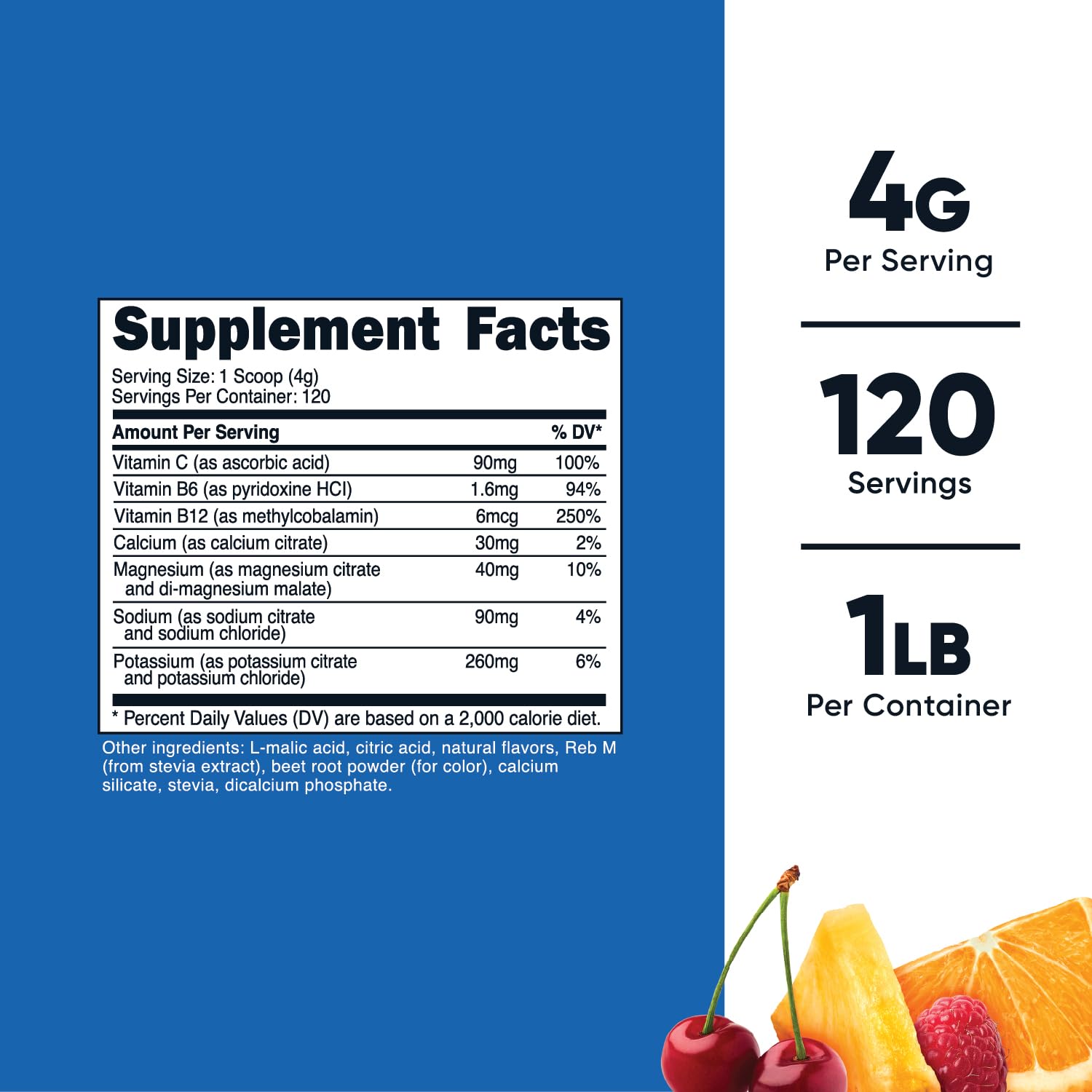Foto 3 pulgar | Suplemento De Hidratación Nutricost Electrolyte Complex Powder - Venta Internacional.