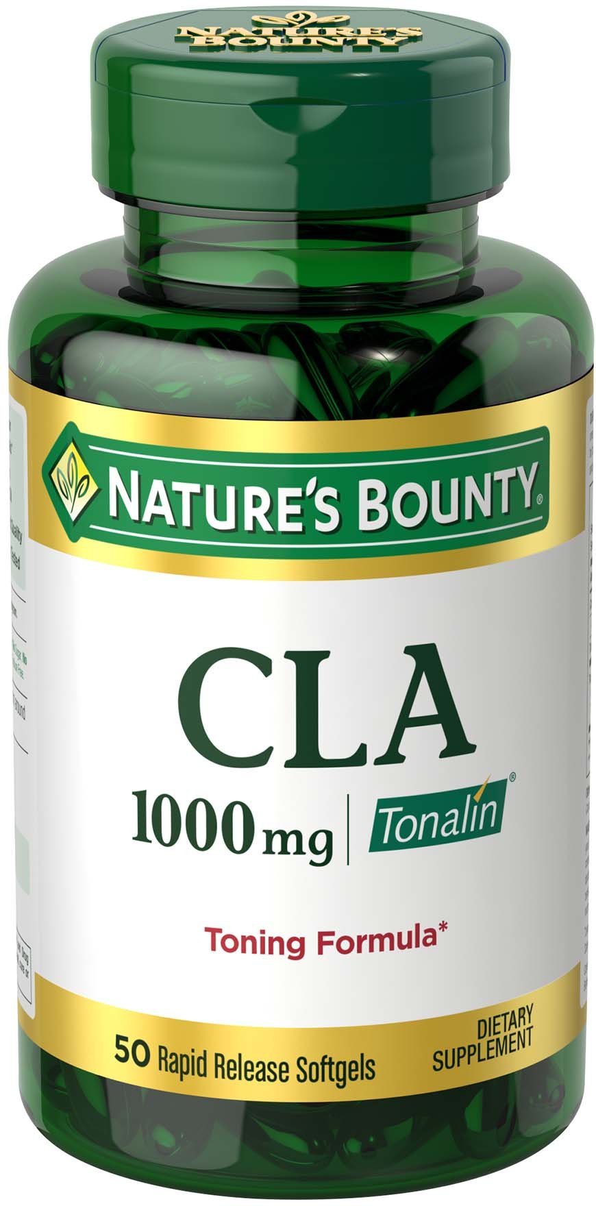 Foto 2 pulgar | Suplemento Nature's Bounty CLA de 50 Comprimidos-Venta Internacional