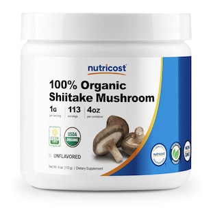 Foto 1 | Suplemento Nutricost De Hongos Shiitake Orgánicos En Polvo 113 g - Venta Internacional