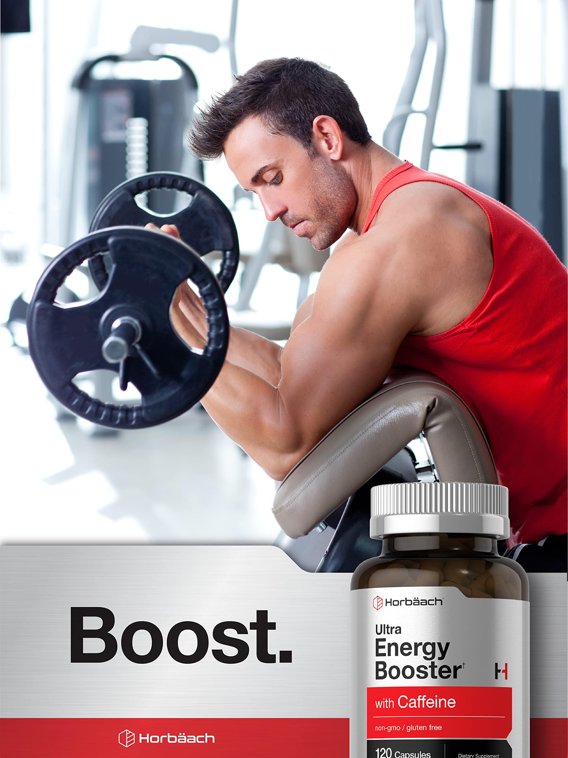 Foto 7 pulgar | Suplemento Energético Horbaach Ultra con Cafeína y Vitamina B12 120 Cápsulas - Venta Internacional