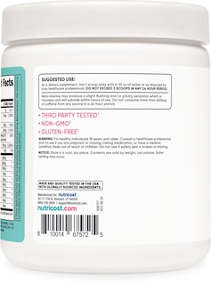 Foto 4 | Polvo para Antes del Entrenamiento Nutricost Peach Mango 30 Porciones para Mujeres 348 g - Venta Internacional