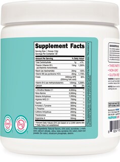 Foto 5 | Polvo para Antes del Entrenamiento Nutricost Peach Mango 30 Porciones para Mujeres 348 g - Venta Internacional