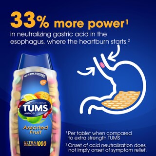 Foto 4 | Tabletas Antiácidas Tums Ultra Strength 160 Unidades - Venta Internacional