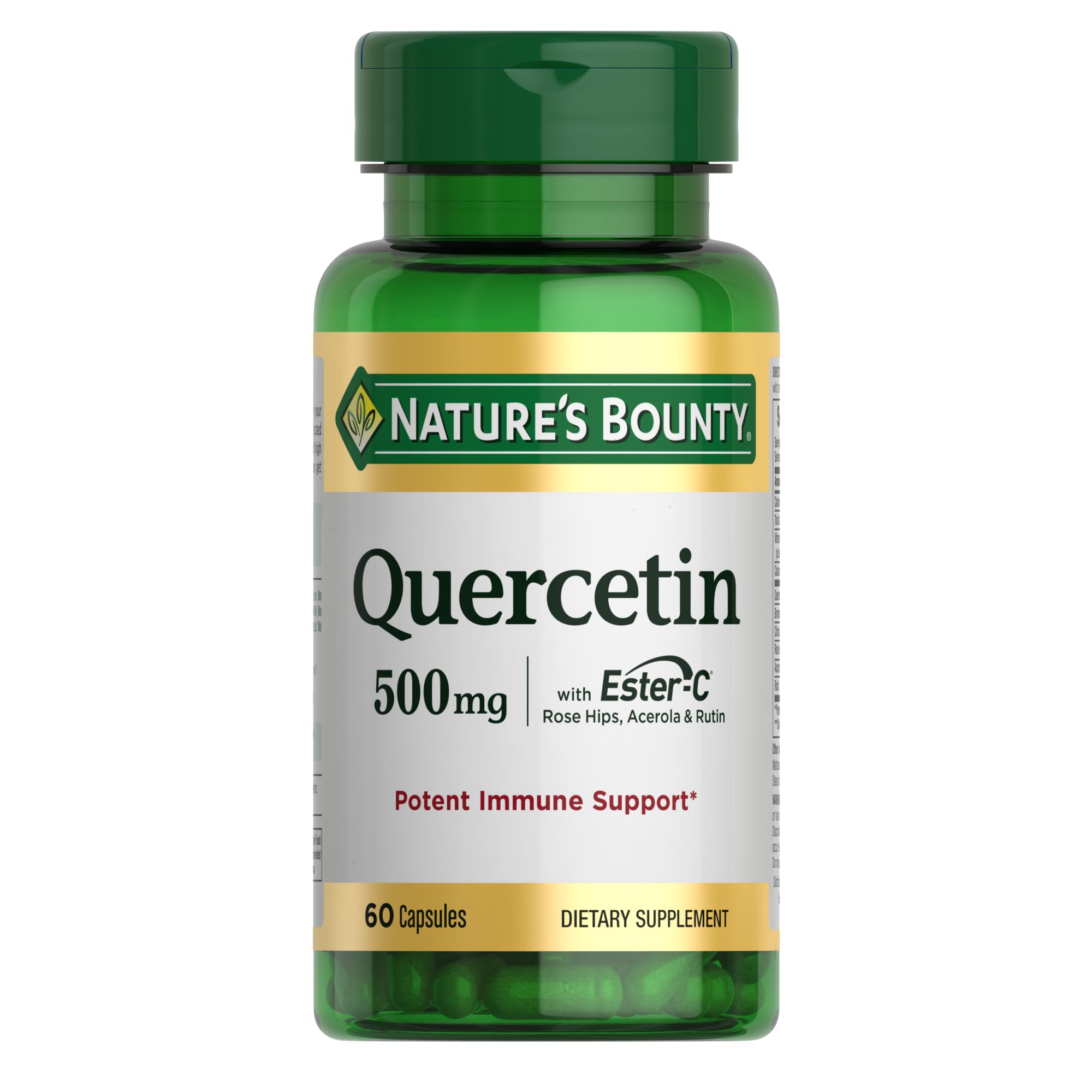 Foto 2 pulgar | Quercetina Nature's Bounty   500 Mg con 60 Unidades de Vitamina C - Venta Internacional