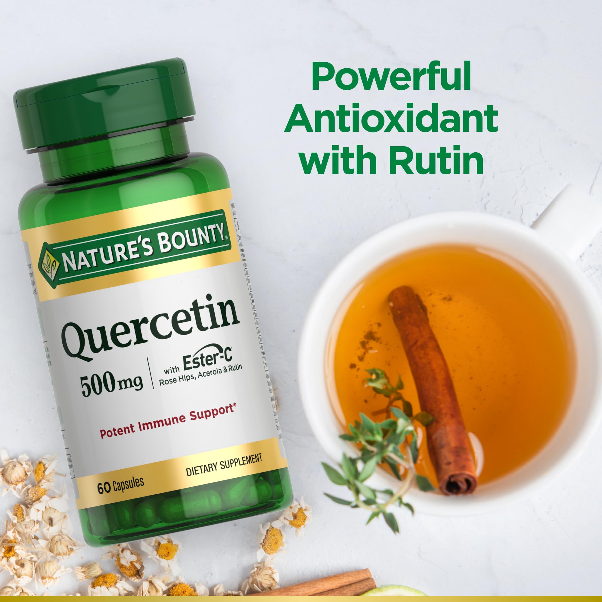 Foto 5 pulgar | Quercetina Nature's Bounty   500 Mg con 60 Unidades de Vitamina C - Venta Internacional