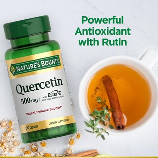 Foto 4 | Quercetina Nature's Bounty 500 Mg con 60 Unidades de Vitamina C - Venta Internacional